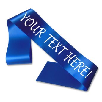 Blue Personalised Sash