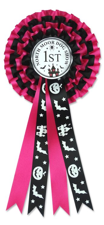 4 tier halloween rosette