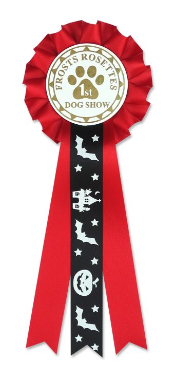 1 tier halloween rosette