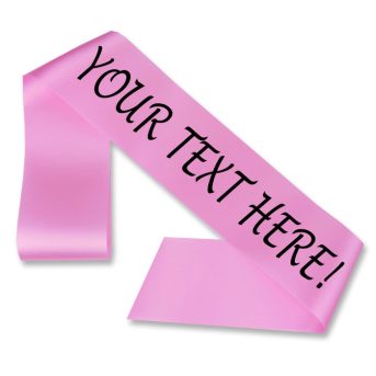 Pink Personalised Sash