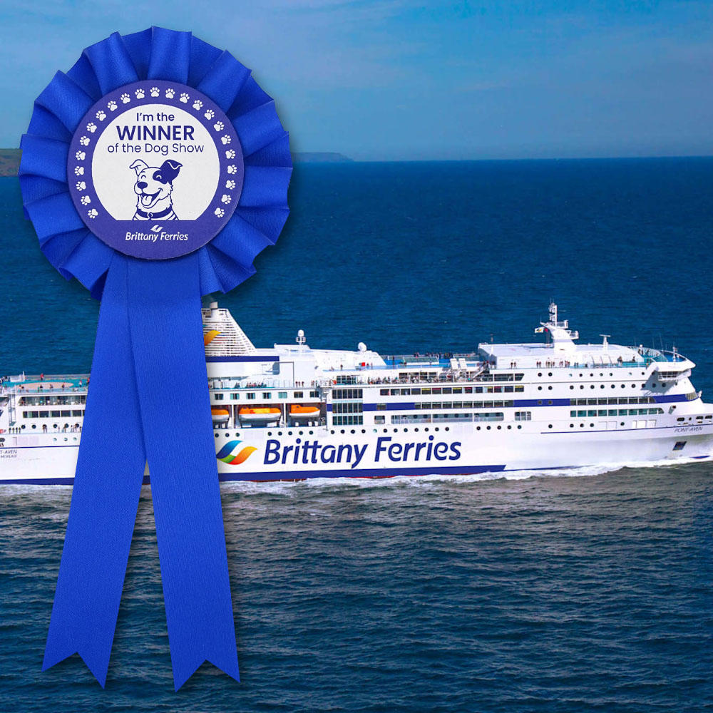 Brittany Ferries Dog Show Rosettes